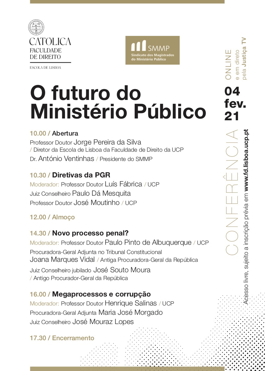 Conferência - O Futuro do Ministério Público
